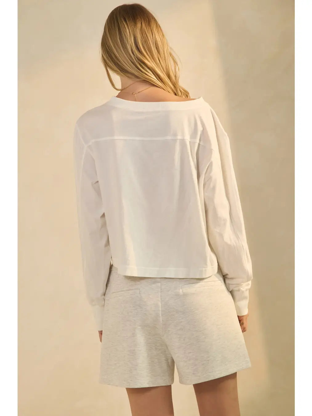 High-Waisted Tehno Sweat Shorts