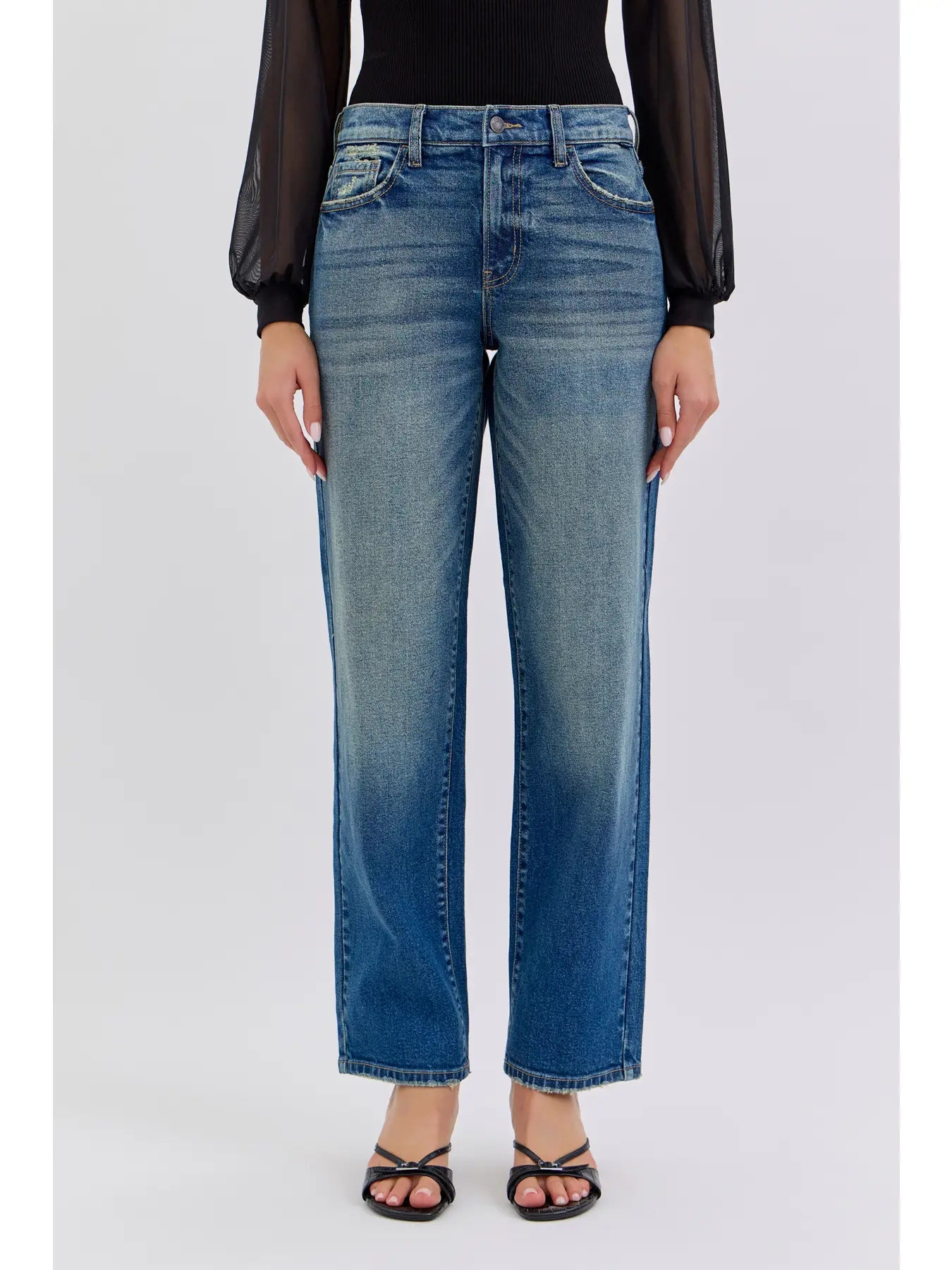Mid Rise Baggy Dad Jean