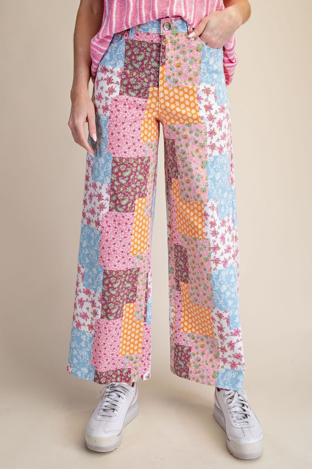Fresh Feel Patchwork Pant