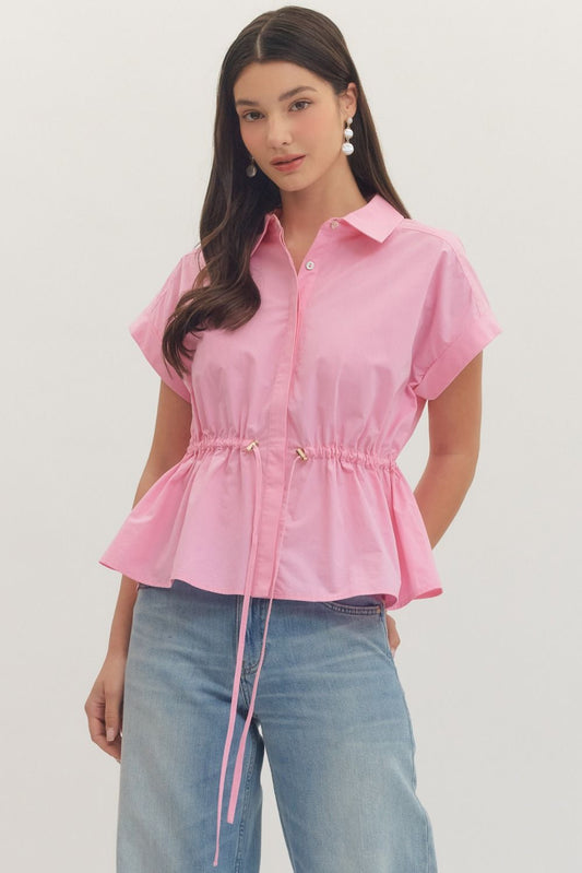 Solid cap sleeve top